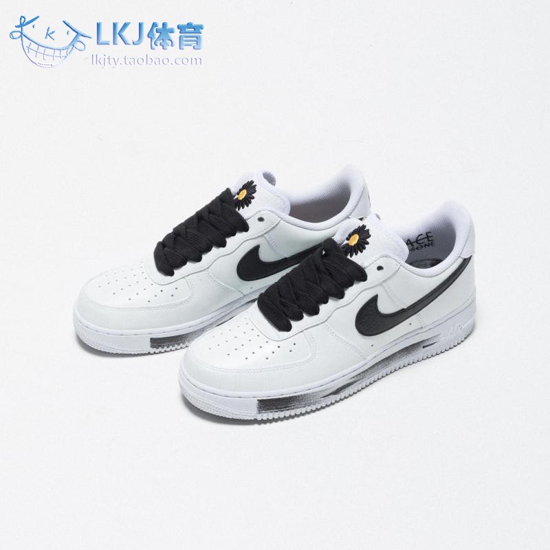 nike air force 1 af1 权志龙2.0 黑白刮刮乐 小雏菊 dd3223-100