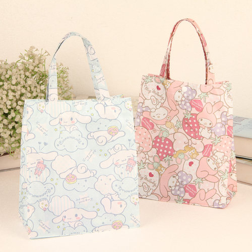 创意可爱卡通防水手提户外便当袋