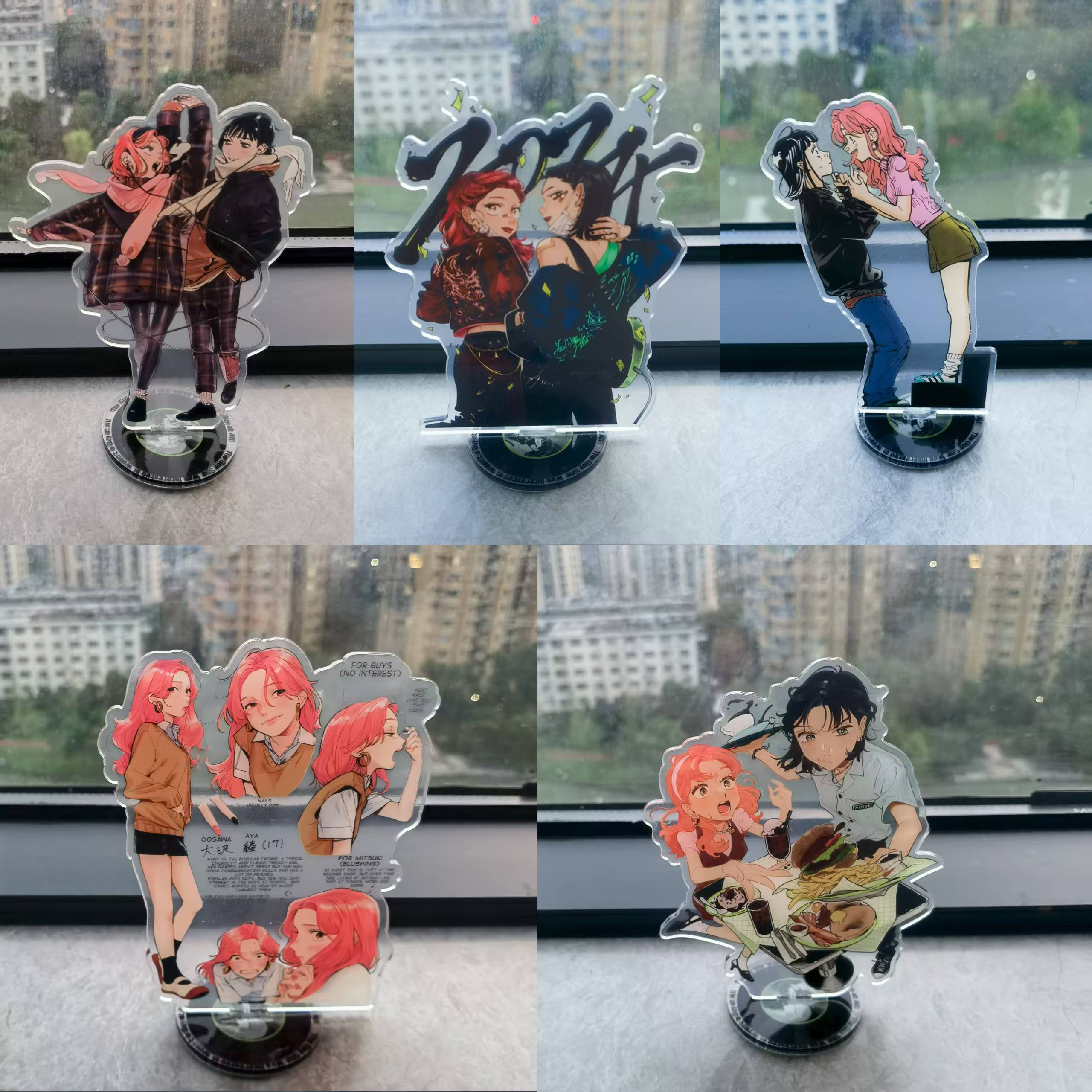 日漫《在意的人不是他》古贺美月周边亚克力大立牌手办摆件礼品