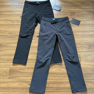 日系秋冬户外徒步登山防风防水耐磨透气软壳冲锋裤 男女直筒休闲裤