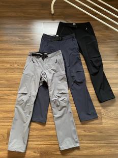 长裤 日系户外徒步登山防风防水全压胶轻量化速干软壳冲锋裤 休闲裤