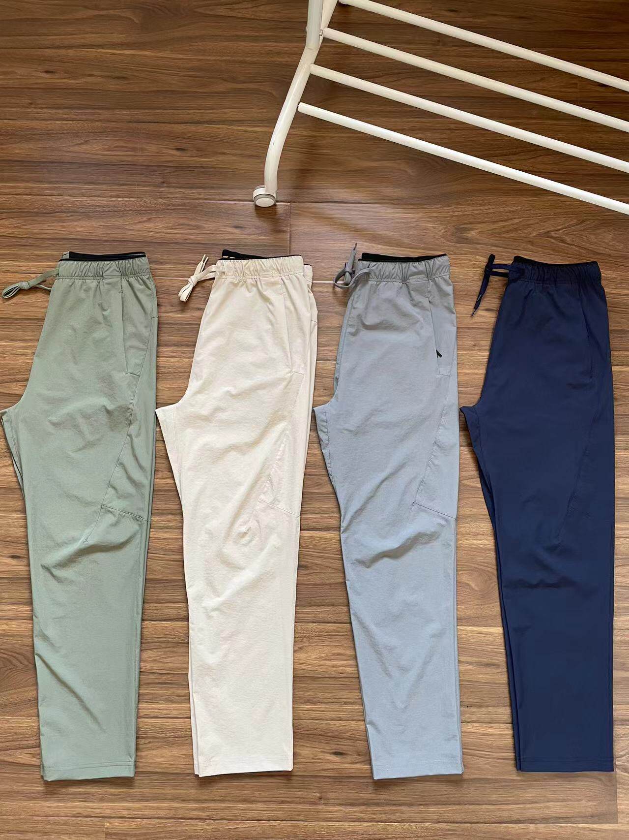 外贸日单夏季户外防水轻薄速干透气长裤男简约拉链口袋直筒休闲裤,男装,休闲裤,淘宝优惠券,粉丝福利购,淘宝优惠卷