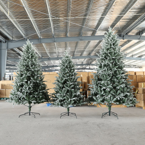 少雪圣诞树仿真雪树布置摆件