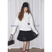 晶咕白标DADATATA 胖mm 慵懒宽松圆领卫衣大码 强推B入 2025秋季