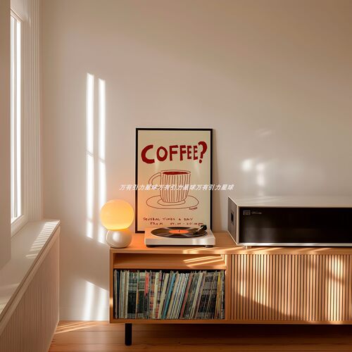 手绘咖啡美食海报装饰海报