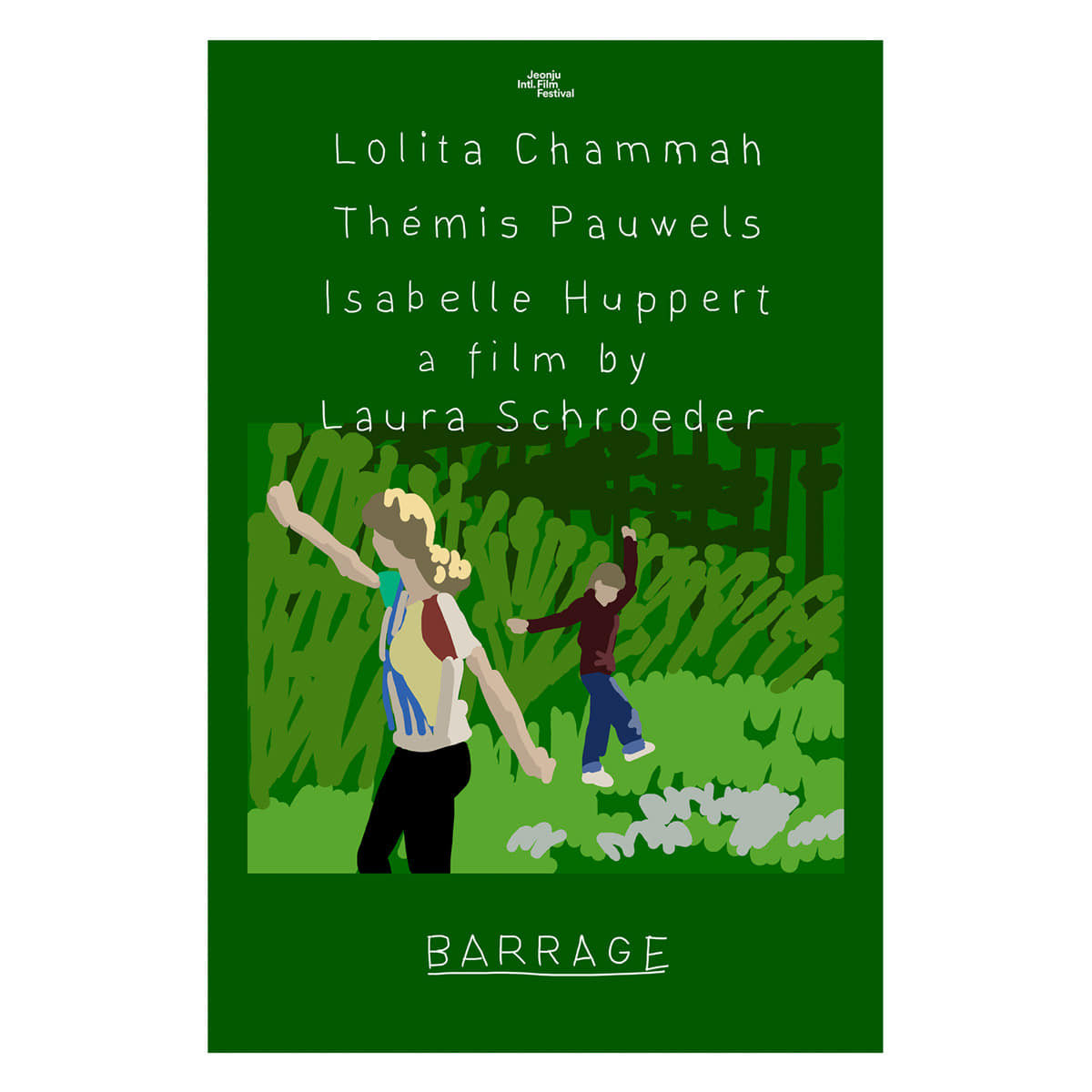 barrage 森林复古 法式绿色简约艺术电影海报 韩国装饰画