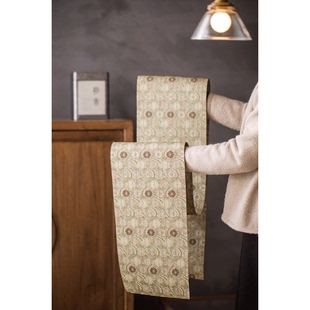 知舍原创卷草纹茶席茶道功夫茶具高端长方形复古茶桌禅意新中式