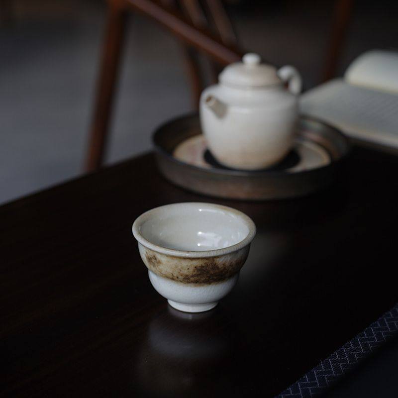 圣晓景德镇志野茶杯养线家用主人杯陶瓷品茗杯功夫茶具志野葫芦杯,餐饮具,茶杯,淘宝优惠券,粉丝福利购,淘宝优惠卷