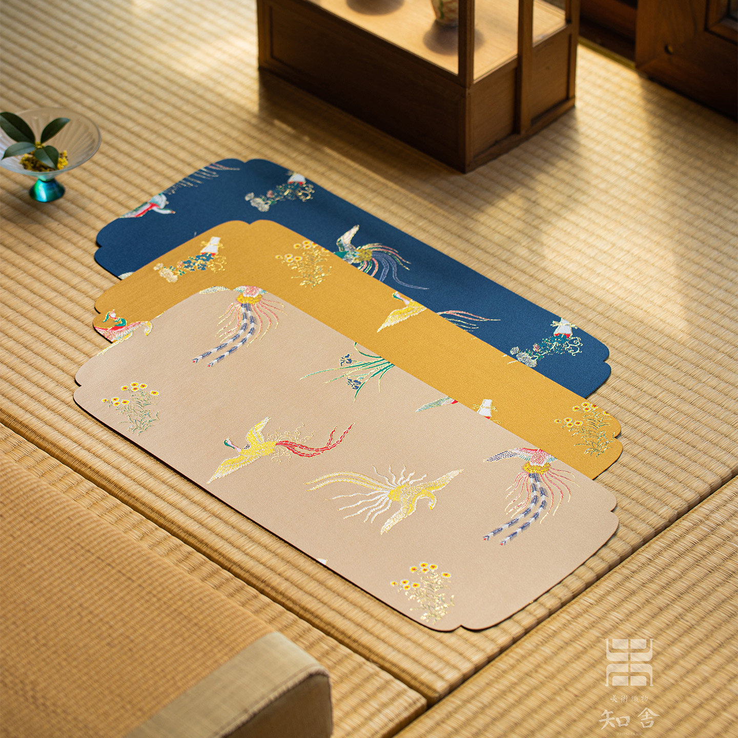 知舍·凤鸣长安干泡席杯垫新中式复古宫廷风手工双层茶垫茶道配件,居家布艺,茶席,淘宝优惠券,粉丝福利购,淘宝优惠卷