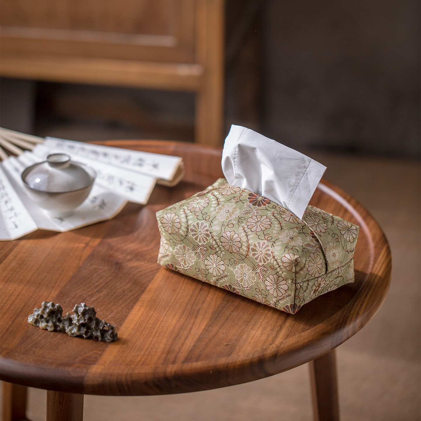 知舍卷草纹纸巾盒织锦工艺茶桌客厅车载原创新中式布艺复古抽纸袋,餐饮具,茶道/零配,淘宝优惠券,粉丝福利购,淘宝优惠卷