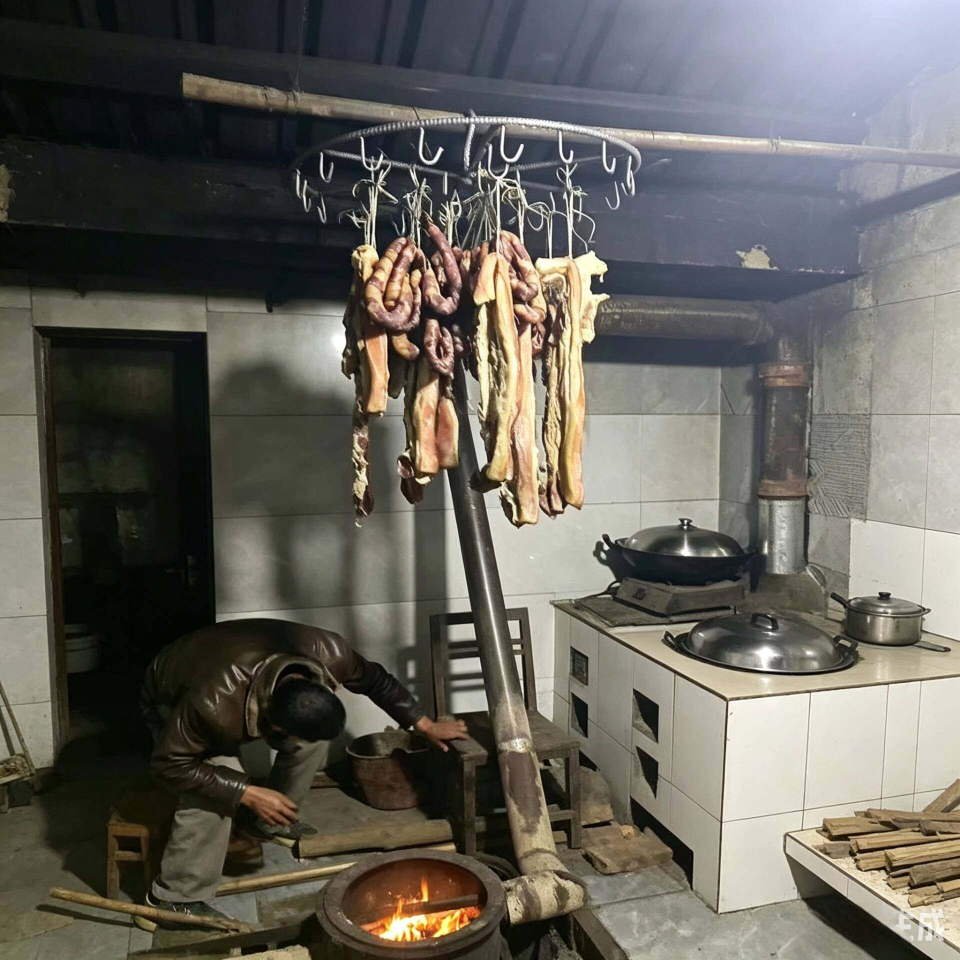 熏肉架子烟熏手工加厚架子
