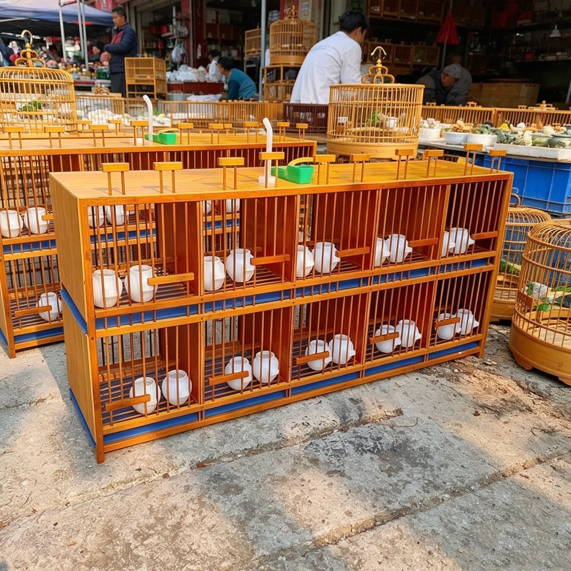 封板大号画眉鸟排笼竹制大号