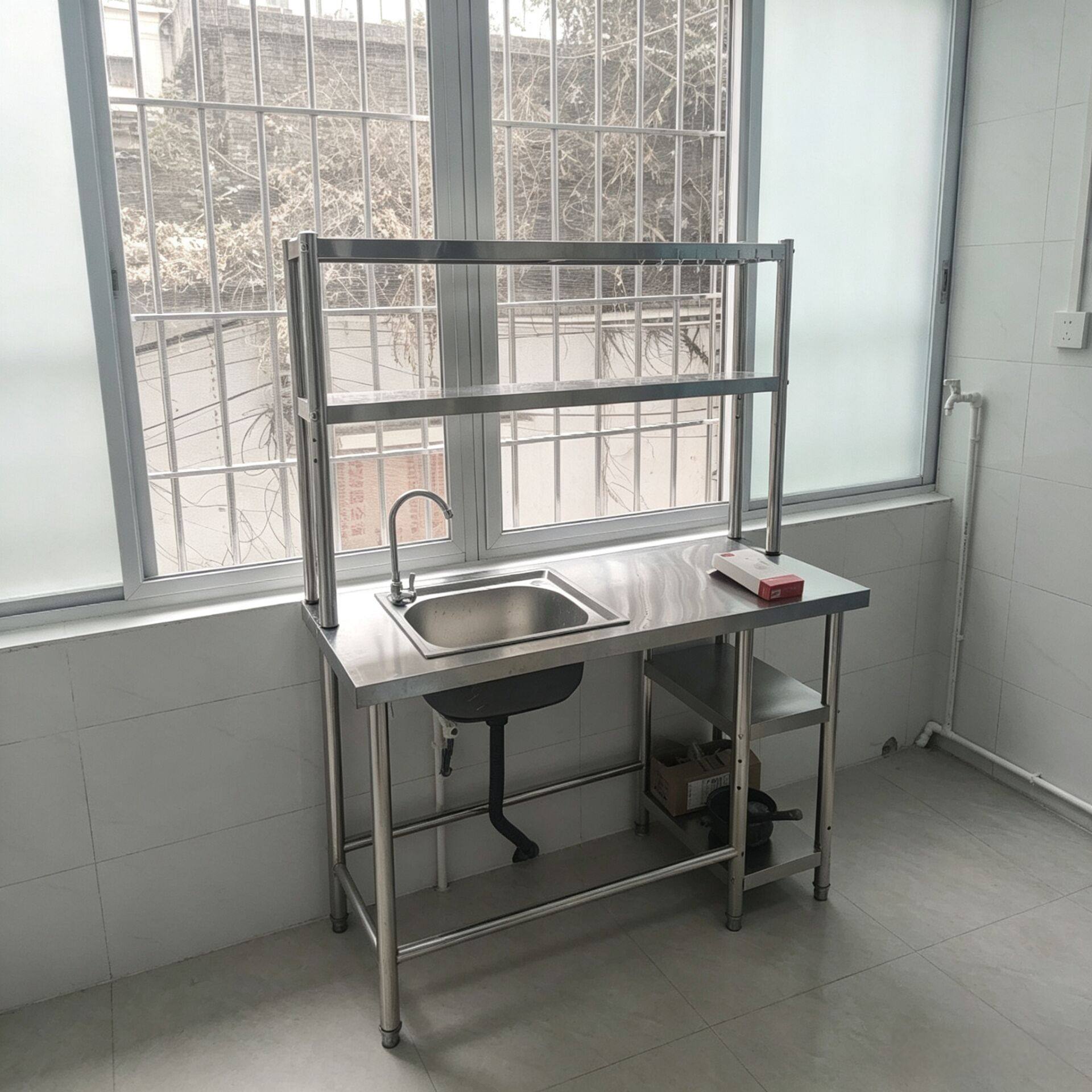不锈钢水槽置物架水池灶台