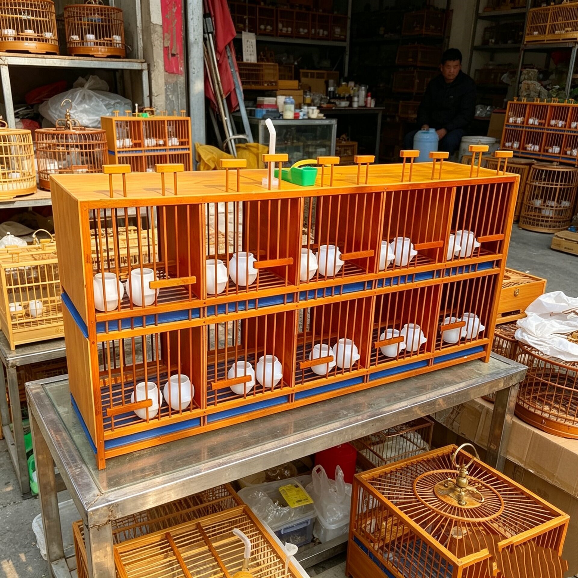 画眉专用大号鸟笼单层