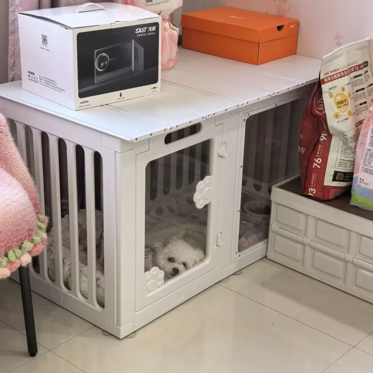狗狗防越狱围栏盖板防