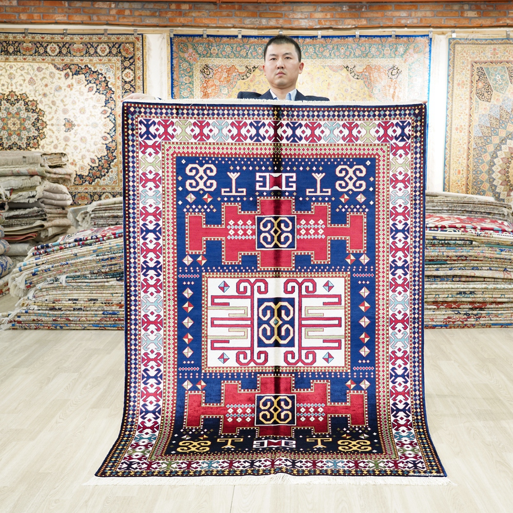 天匠美式复古客厅地毯蒙古地毯宁夏地毯122x183cm