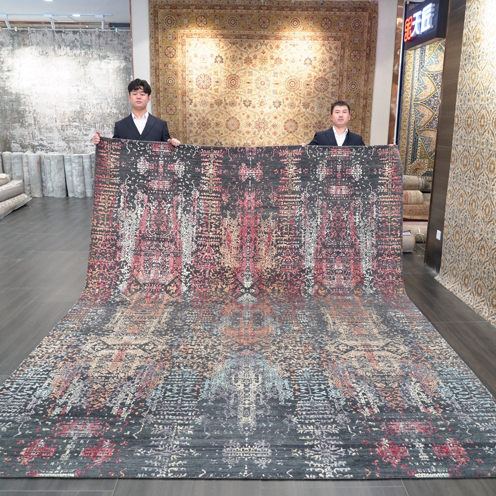 天匠羊毛地毯客厅餐厅出口欧美地毯别墅奢华手工地毯280x363cm