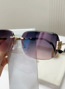 眼镜女韩版潮太阳镜圆脸防紫外线强光大脸长脸gm黑色墨镜2024新款