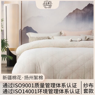 云涛新疆棉花扬州絮棉胎被子床垫褥冬被芯梳棉胎长绒棉