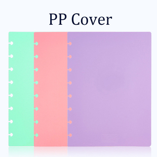 Bind碟片手账相簿本子封皮 订封面DiSC Junior Cover蘑菇孔活页装