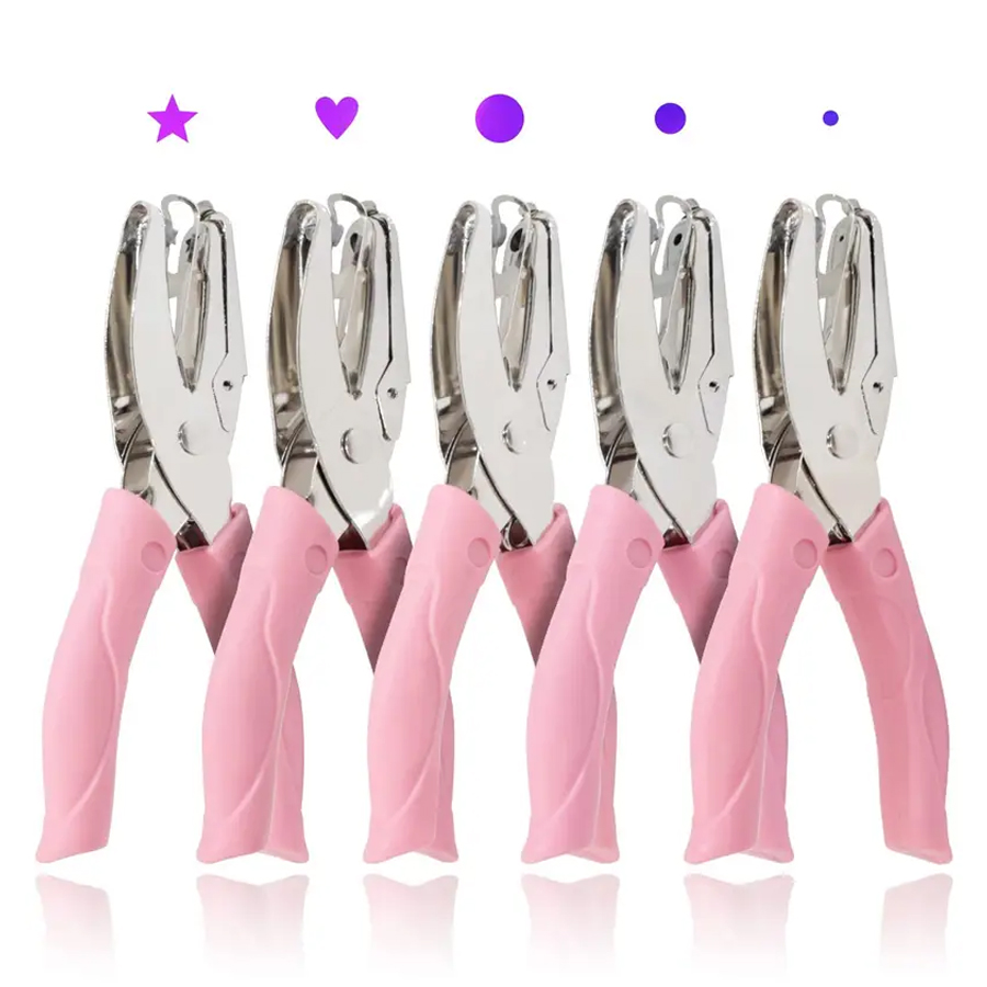 Hole Punch for Heart, Circle, Star Shapes爱心星型圆形打孔器