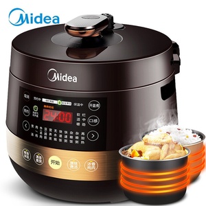 Midea/美的MY-YL60Easy203电压力锅6L升大容量家用智能高压锅饭锅