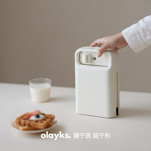 olayks立时三明治早餐机OLK -02-08定时家用小型多功能华夫饼面包