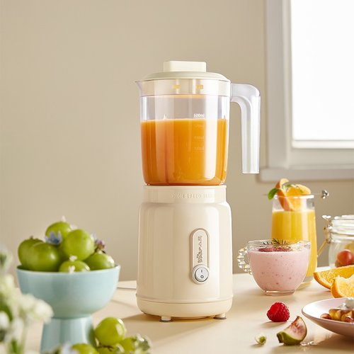 小熊榨汁机LLJ-C06W5小型便携式家用多功能五谷榨汁全自动非静音