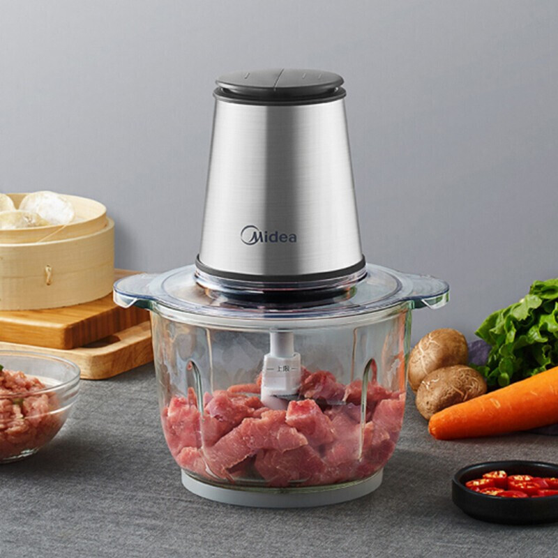 美的绞肉机BL30J01 料理机电动小型全自动多功能碎菜绞馅碎肉搅拌