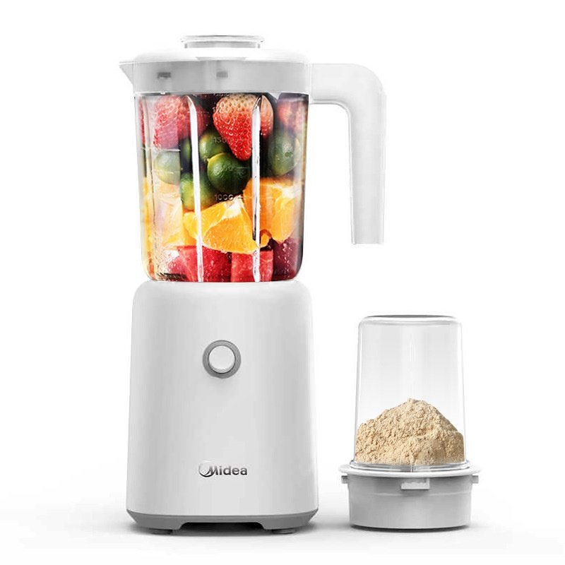 美的榨汁机MJ-LZ25Easy119多能家用小型料理机果汁机搅拌机白色