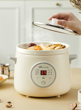 小熊电炖锅DDG-E15K2 煲汤家用养生锅全自动多功能婴儿辅食锅煮粥