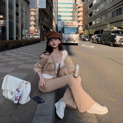 限量【反复爱的常服】镇店主推！饼干色“三千瓦“ 轻工运动套装