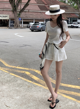 限量【old money亚麻短裤】穿一个夏季！自带“100%亚麻”富贵皱