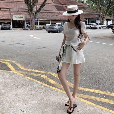 限量【old money亚麻短裤】穿一个夏季！自带“100%亚麻”富贵皱