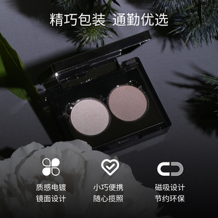 oddity双色眼影盘日常通勤哑光珠光粉蓝棕磁吸可自组白日梦桃花梦