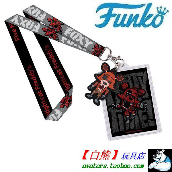 FUNKO POP Teddy Bear Harem Mann Fox Foxy Lanyard Badge Lanyards Ferrulein the Electronic Dictionary/Electronic paper book/Stationery , Shelves/Display items , Card sets/Card Holder  category - from Buy2taobao.com to provide professional Taobao agent buy service