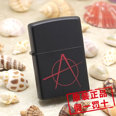 ZIPPO之宝打火机黑哑漆A级解放红