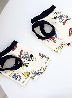 原创米奇米妮纯棉宠物家居服纯棉柔软猫狗通用四季宠物比熊短款