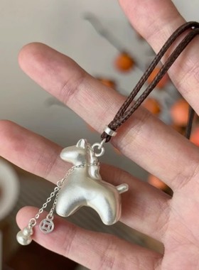 发财小马福禄贵气流苏铜钱葫芦