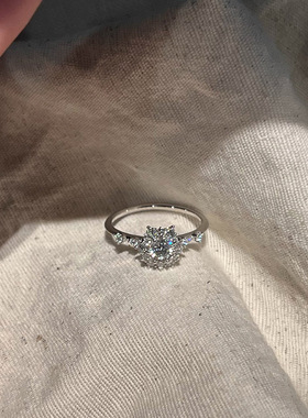 鸽子闪钻戒指高级感轻奢夸张