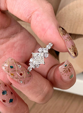 爆款小红书千金感开口可调节饰品