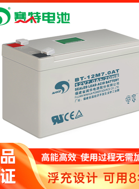 赛特BT-12M7.0AT12V1.3 3.3 4.0 12 14 17 24HSE38ACT消防电池