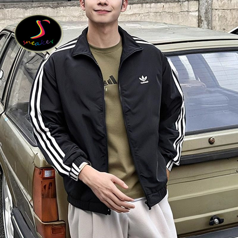 ADIDAS WOVEN FBIRD TT时尚条纹男女运动休闲立领夹克外套 KB2466,运动服/休闲服装,运动茄克/外套,淘宝优惠券,粉丝福利购,淘宝优惠卷