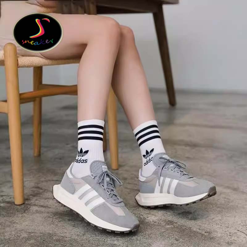 ADIDAS男女减震低帮运动休闲跑鞋