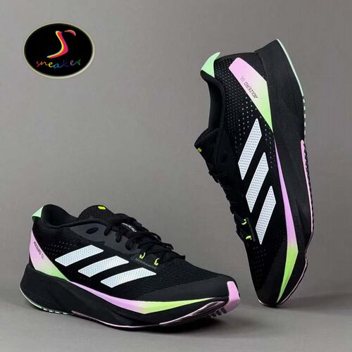 ADIDAS男子轻便减震透气低帮跑鞋