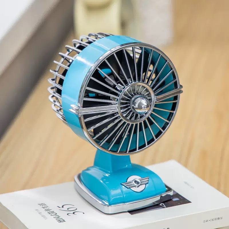 IMASU 迷你充电小风扇 MINI二代桌面香薰电风扇 飞机扇 创意摆件