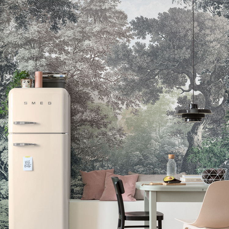 原装进口高端壁画 Fairytale Forest 森林 个性抽象树定制墙画