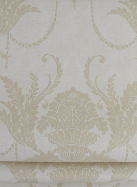 现货 美国原装进口无妨纸壁纸ON40705 法式宫廷美式别墅卧室墙纸