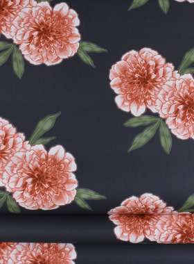 现货特价 瑞典原装进口墙纸ECO wallpaper Falsterbo大花深色纯纸