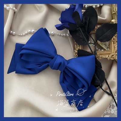 【原创版型】克莱因蓝蝴蝶结发夹